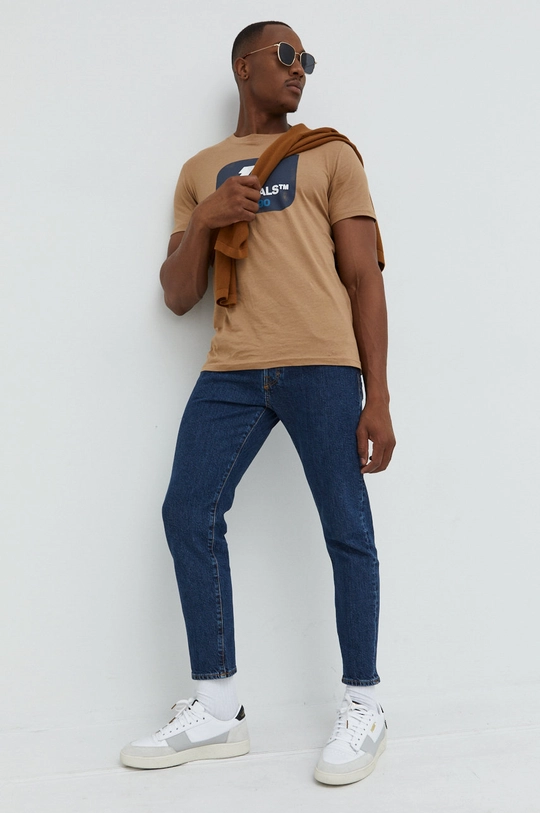 Jack & Jones jeansy JJIFRANK granatowy