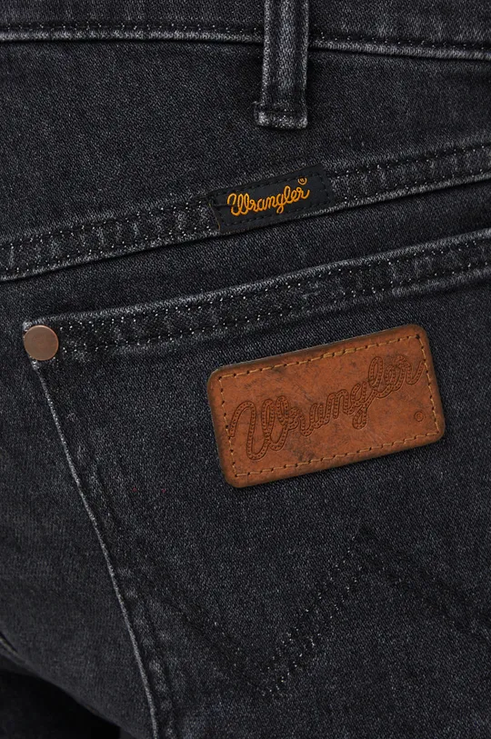 czarny Wrangler jeansy Larston Authentic Black