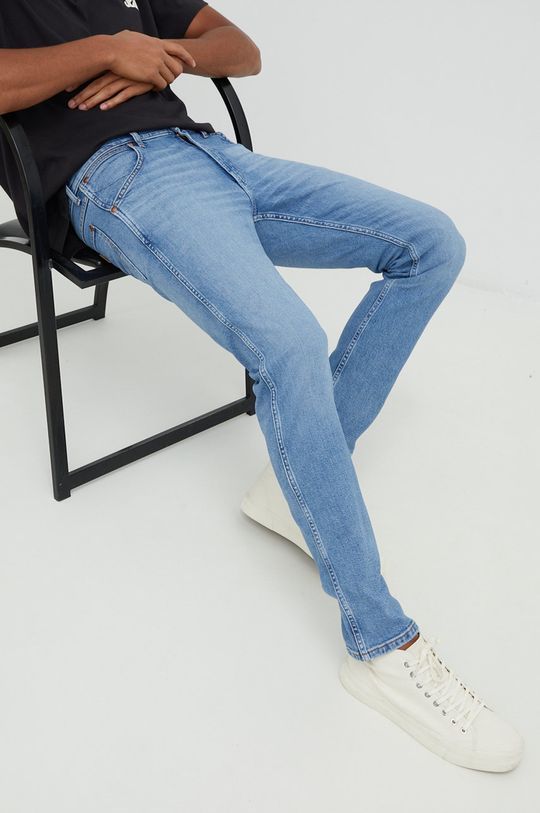 niebieski Wrangler jeansy 11Mwz Mirrorball Męski