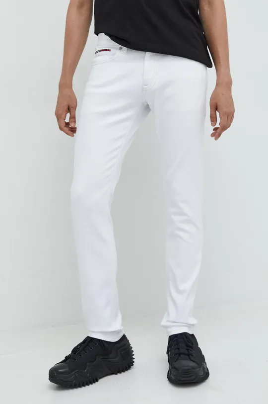 biały Tommy Jeans jeansy Męski