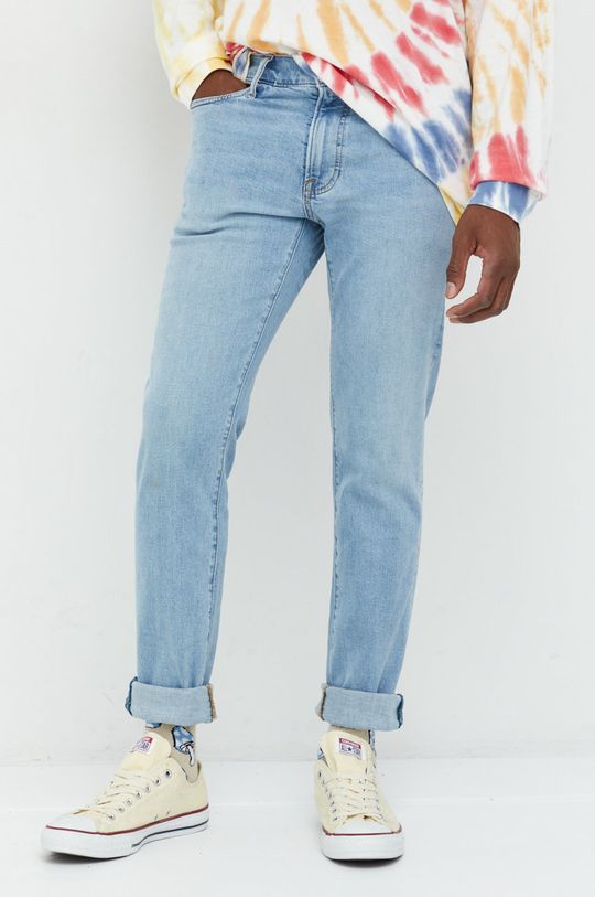 Abercrombie & Fitch jeansy jasny niebieski