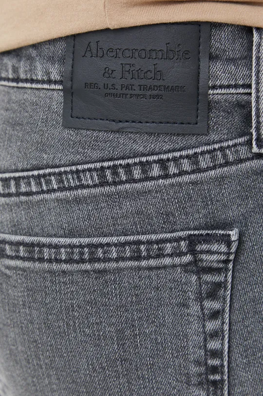 szary Abercrombie & Fitch jeansy