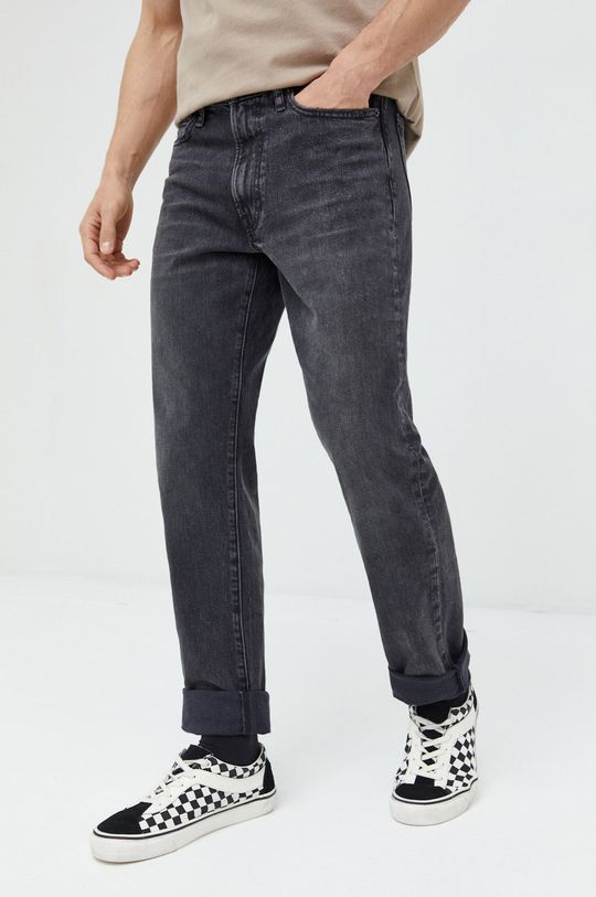 grafit Abercrombie & Fitch jeansi De bărbați