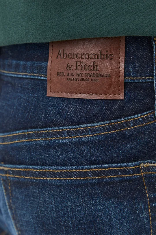granatowy Abercrombie & Fitch jeansy