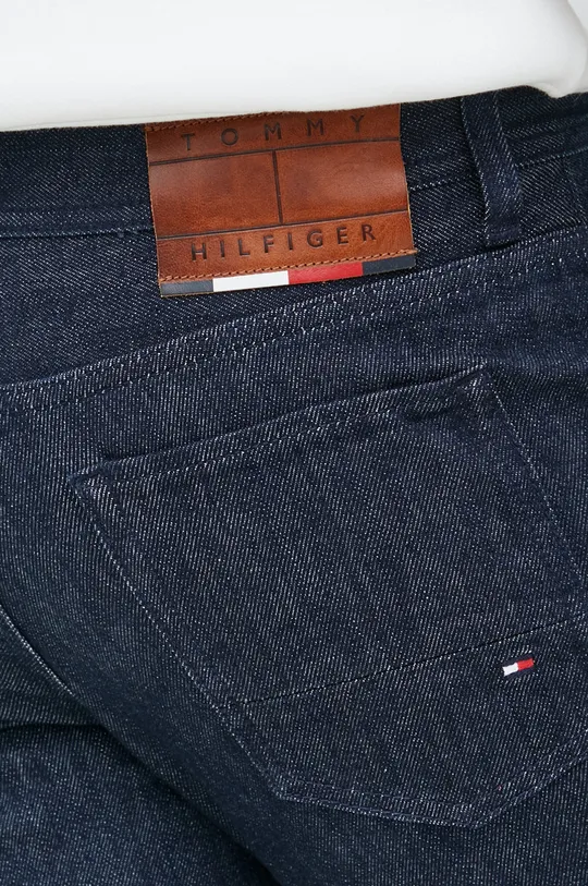 granatowy Tommy Hilfiger jeansy Denton Stretch