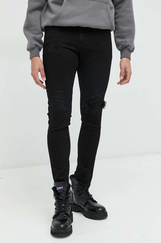 czarny Hollister Co. jeansy Męski