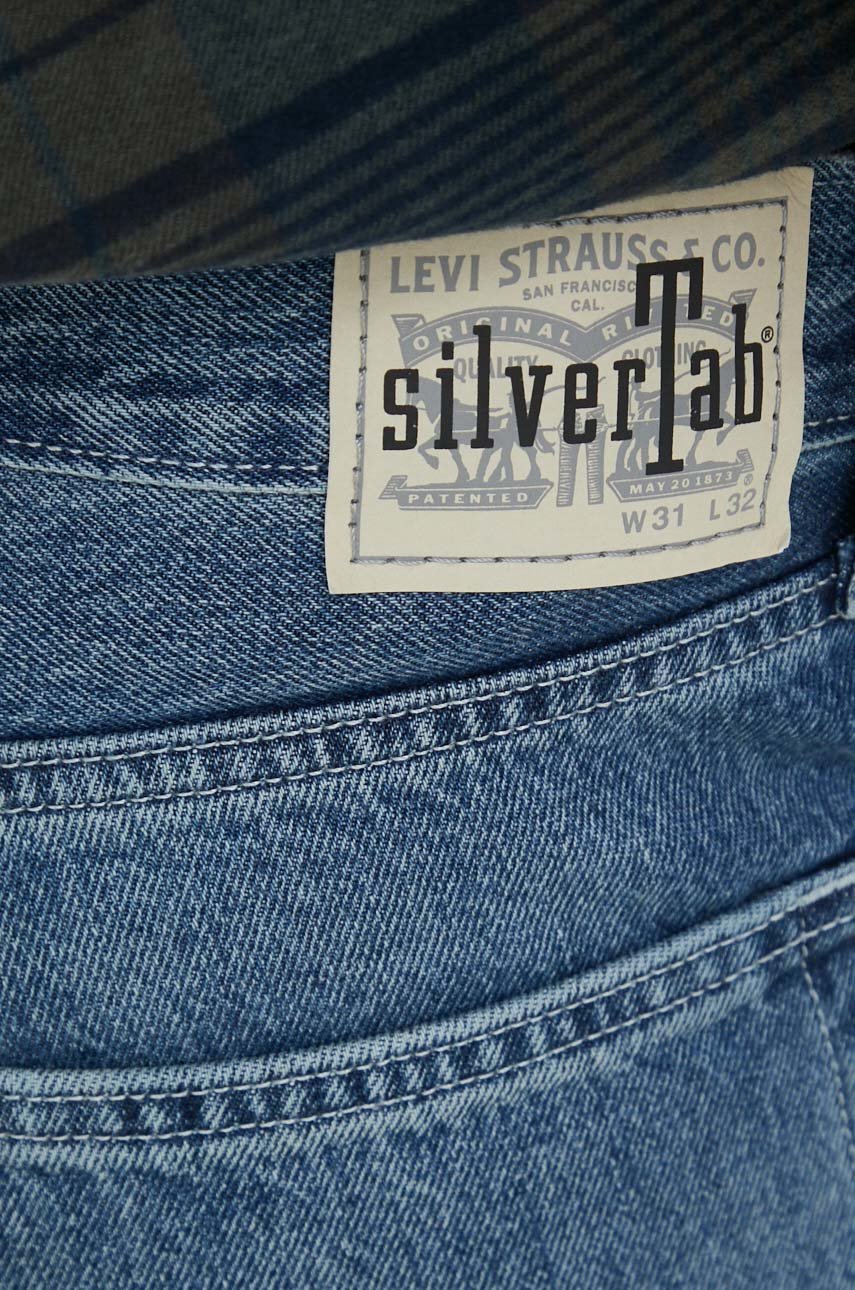 ocelová modrá Džíny Levi's