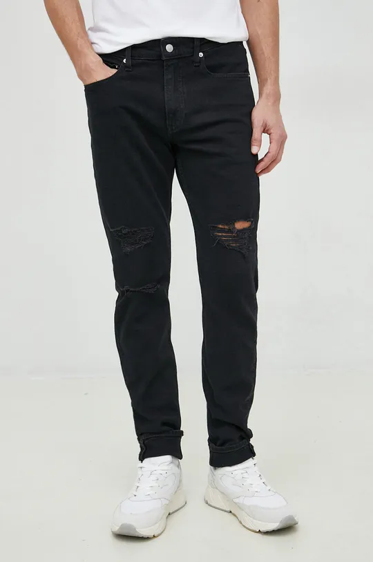 czarny Calvin Klein Jeans jeansy Męski