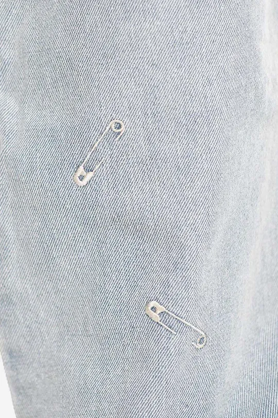 PLEASURES jeansy bawełniane Safety Pin Męski