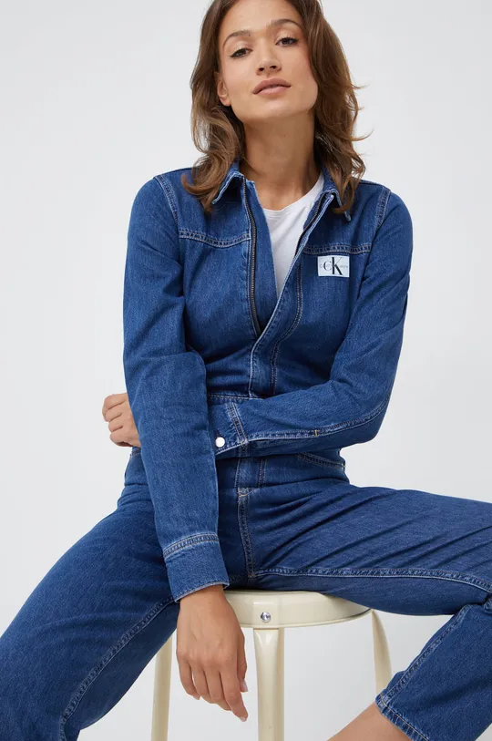 mornarsko plava Traper kombinezon Calvin Klein Jeans
