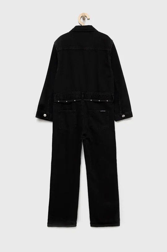 Παιδική ολόσωμη φόρμα Calvin Klein Jeans μαύρο