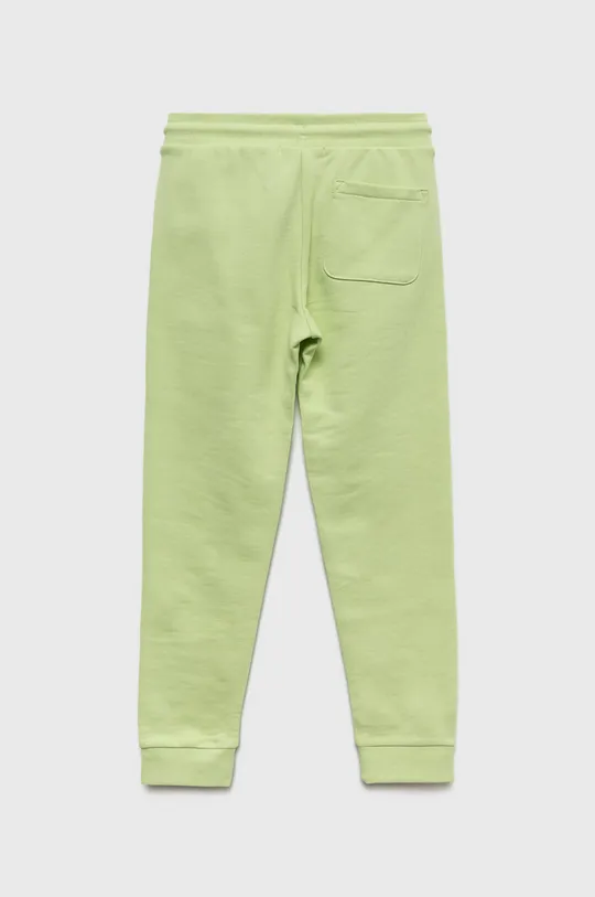 Otroške trenirka hlače Calvin Klein Jeans zelena