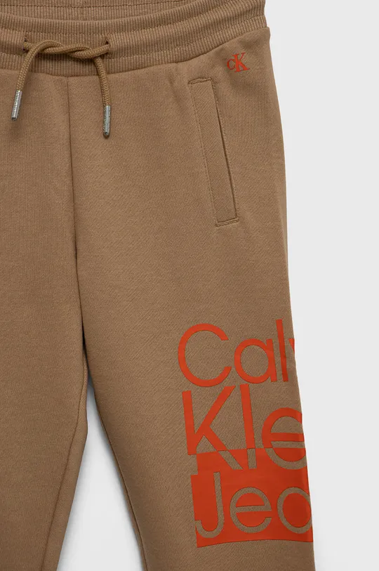 Дитячі бавовняні штани Calvin Klein Jeans  100% Бавовна