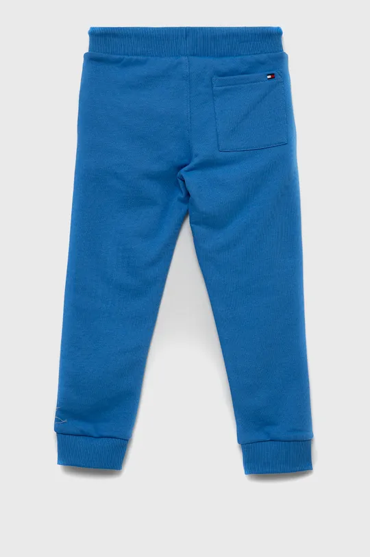 Tommy Hilfiger spodnie dresowe bawełniane dziecięce fioletowy
