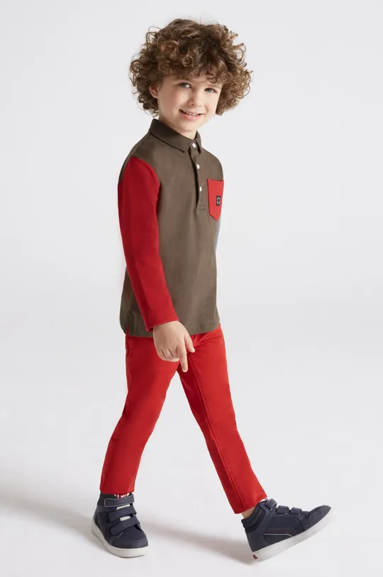 κόκκινο Παιδικό παντελόνι Mayoral Για αγόρια
