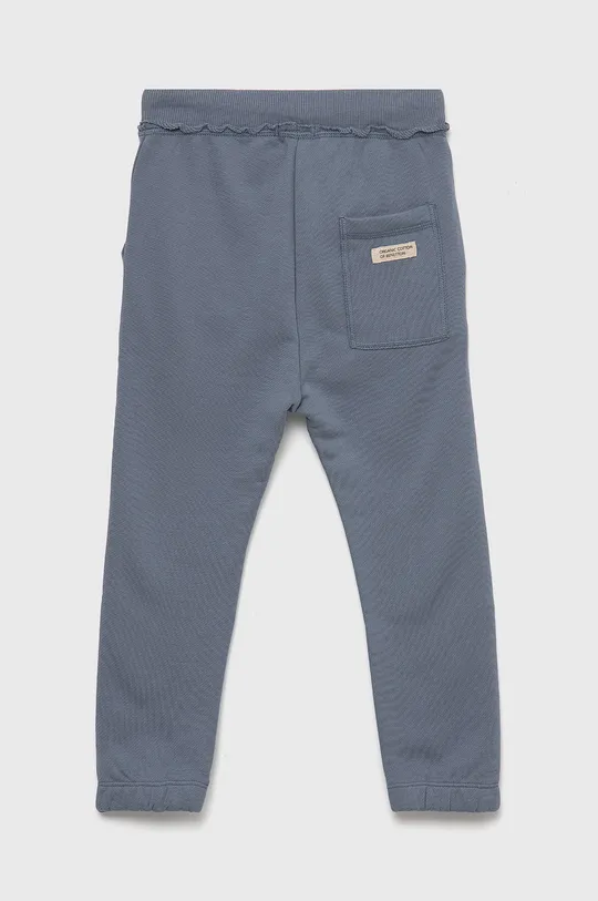 Детские хлопковые штаны United Colors of Benetton серый
