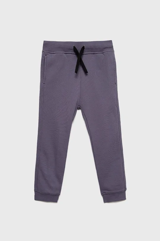 фіолетовий Дитячі бавовняні штани Sisley Для хлопчиків