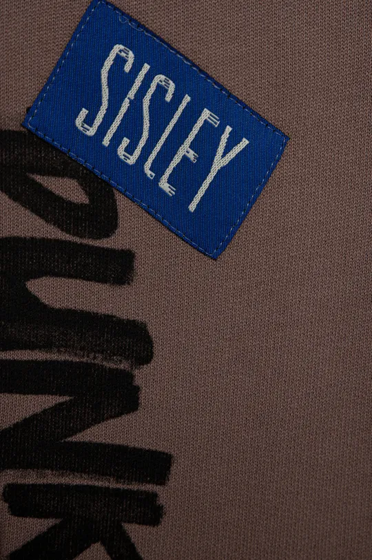 Sisley spodnie dresowe bawełniane dziecięce Materiał zasadniczy: 100 % Bawełna, Ściągacz: 96 % Bawełna, 4 % Elastan