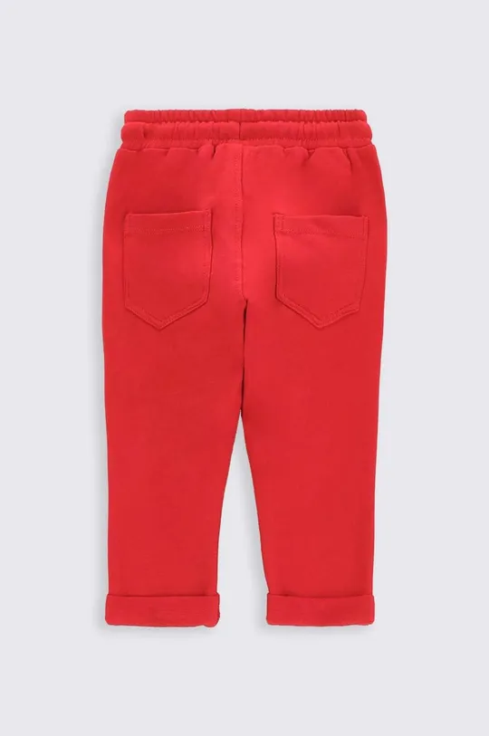 Coccodrillo spodnie dresowe niemowlęce czerwony
