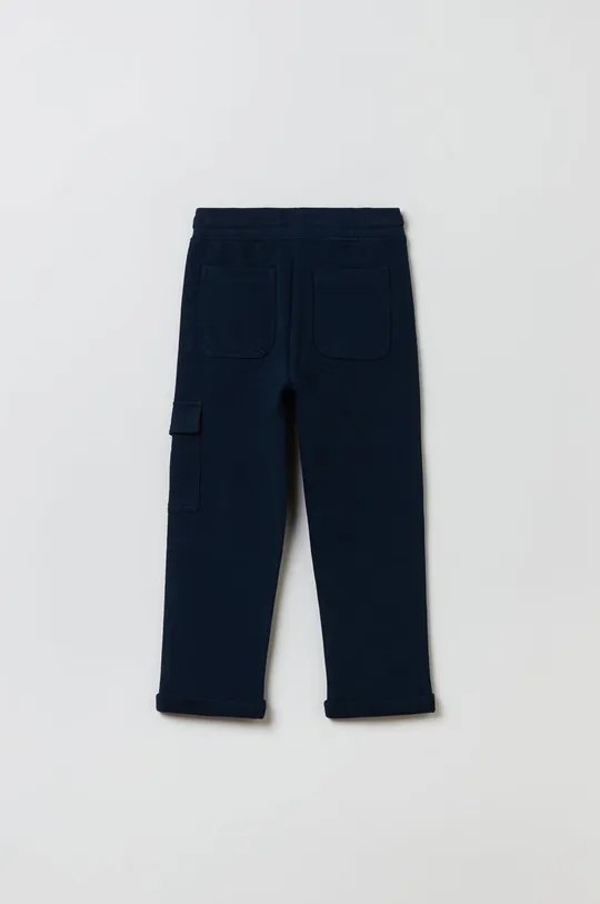 Παιδικό βαμβακερό παντελόνι OVS σκούρο μπλε