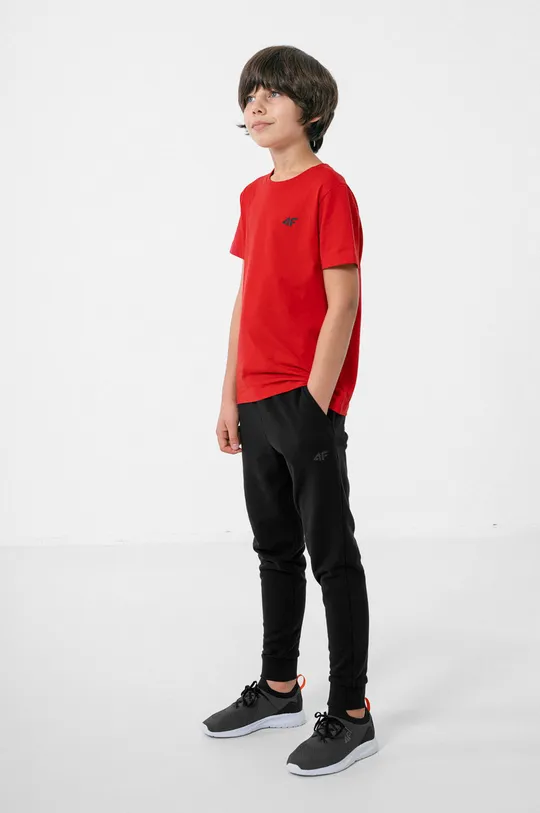 чёрный Детские спортивные штаны 4F Для мальчиков