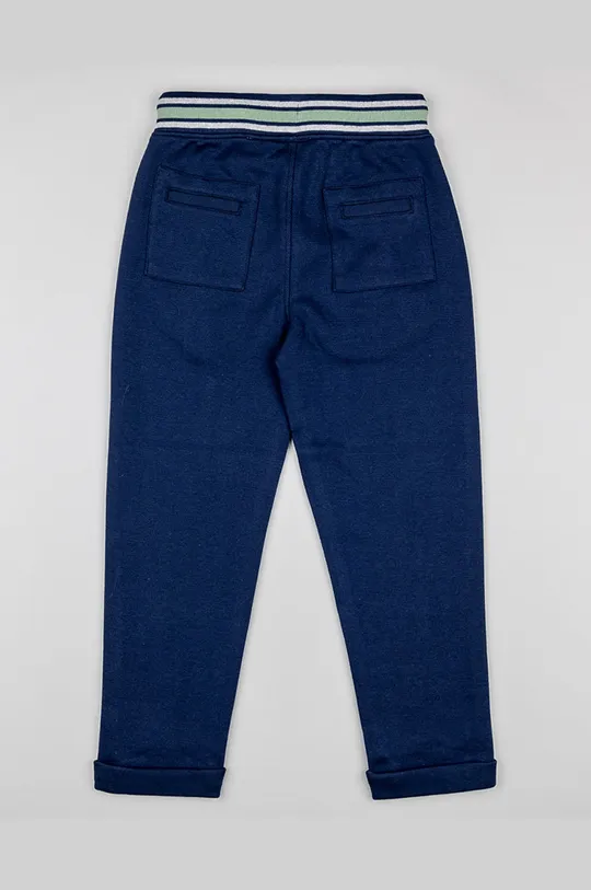 Παιδικό βαμβακερό παντελόνι zippy σκούρο μπλε