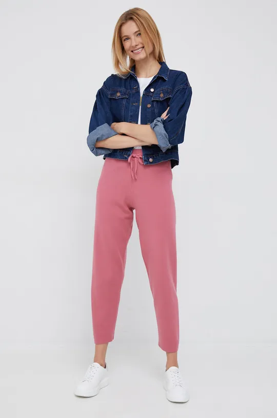ροζ Παντελόνι Tommy Hilfiger Γυναικεία