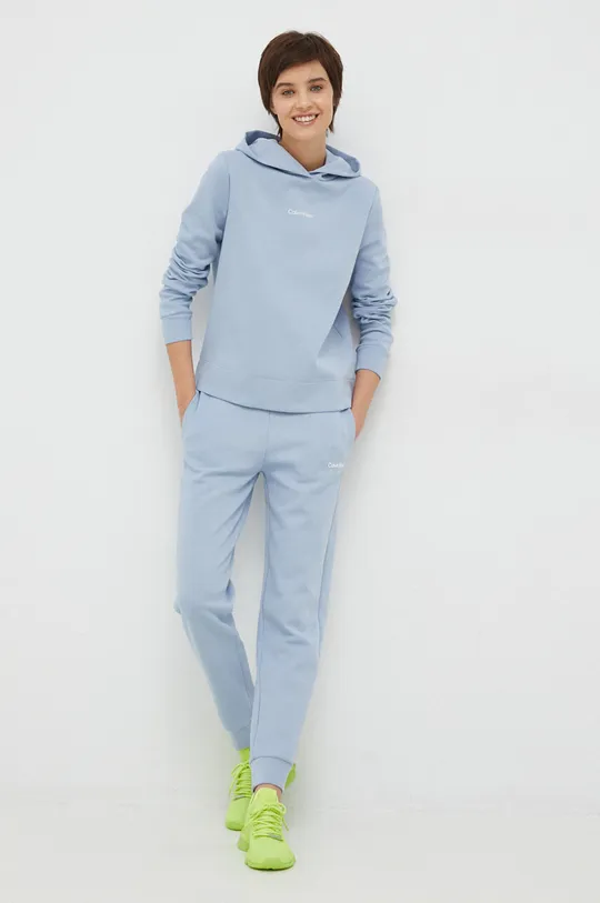 Calvin Klein spodnie dresowe niebieski