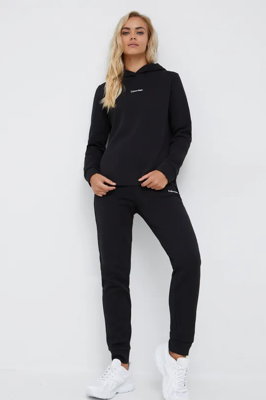 Παντελόνι φόρμας Calvin Klein μαύρο