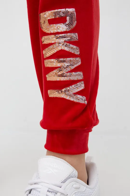 κόκκινο Παντελόνι φόρμας DKNY