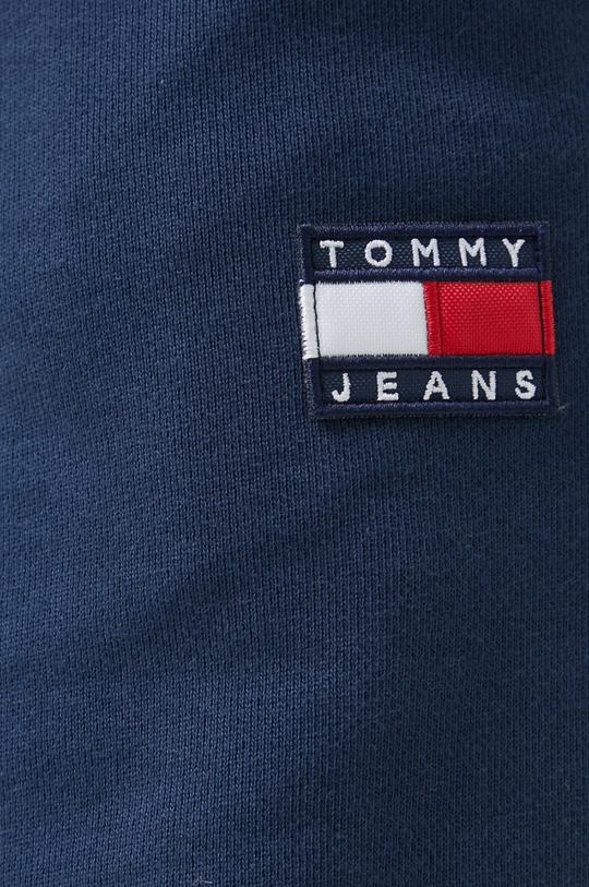 granatowy Tommy Jeans spodnie dresowe bawełniane DW0DW13820.9BYY