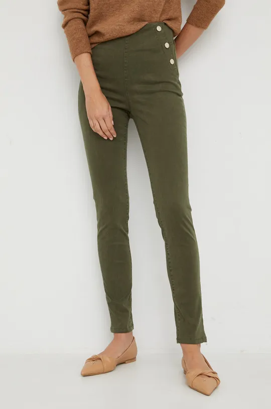 πράσινο Παντελόνι Guess Γυναικεία