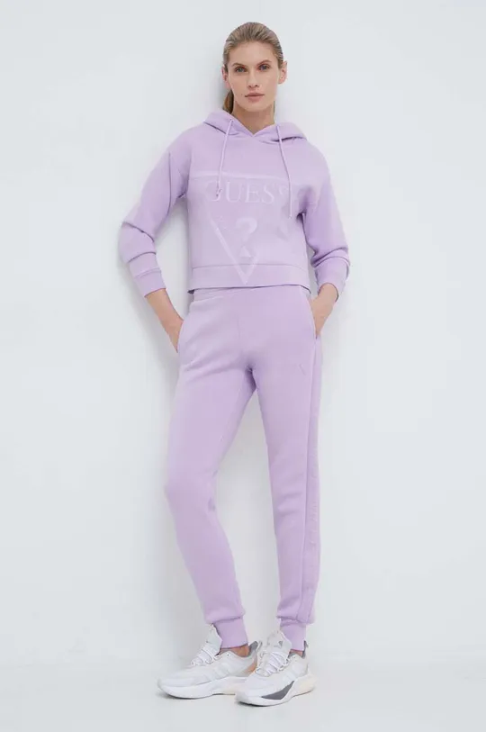 Спортивні штани Guess фіолетовий