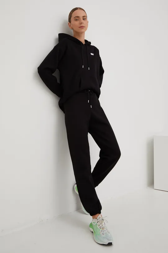 Παντελόνι φόρμας DKNY μαύρο