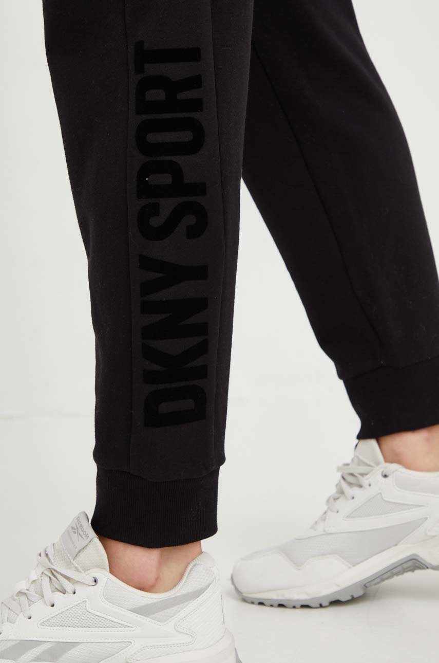 czarny Dkny spodnie dresowe