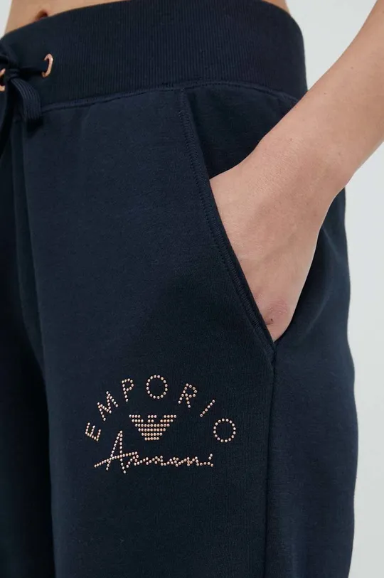 granatowy Emporio Armani Underwear spodnie lounge