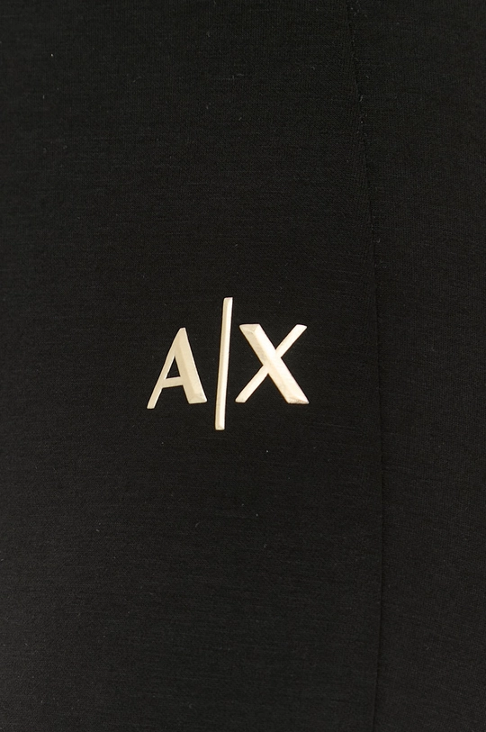 czarny Armani Exchange legginsy