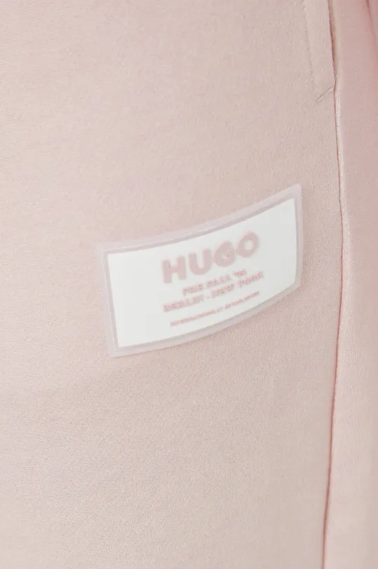 ružová Bavlnené tepláky HUGO