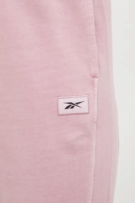 różowy Reebok Classic spodnie dresowe