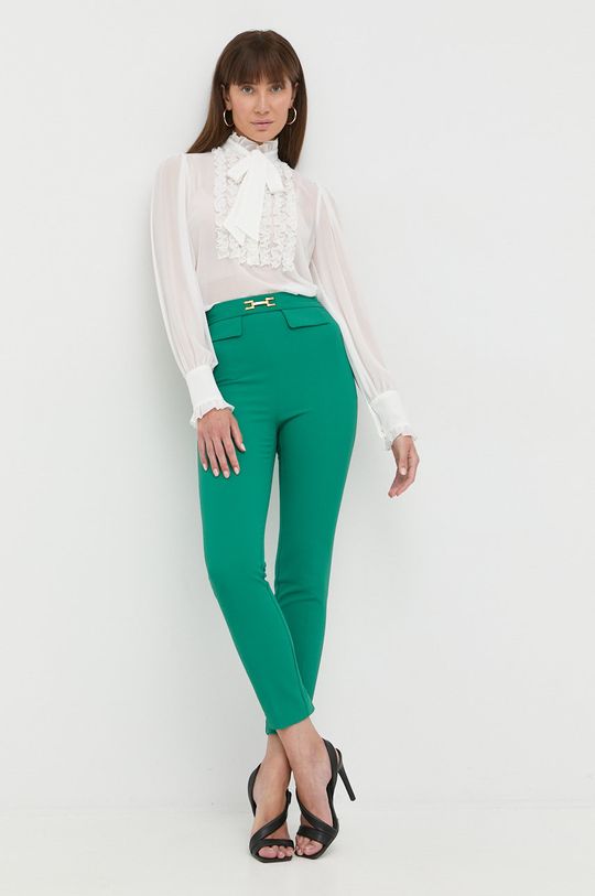 Elisabetta Franchi spodnie zielony