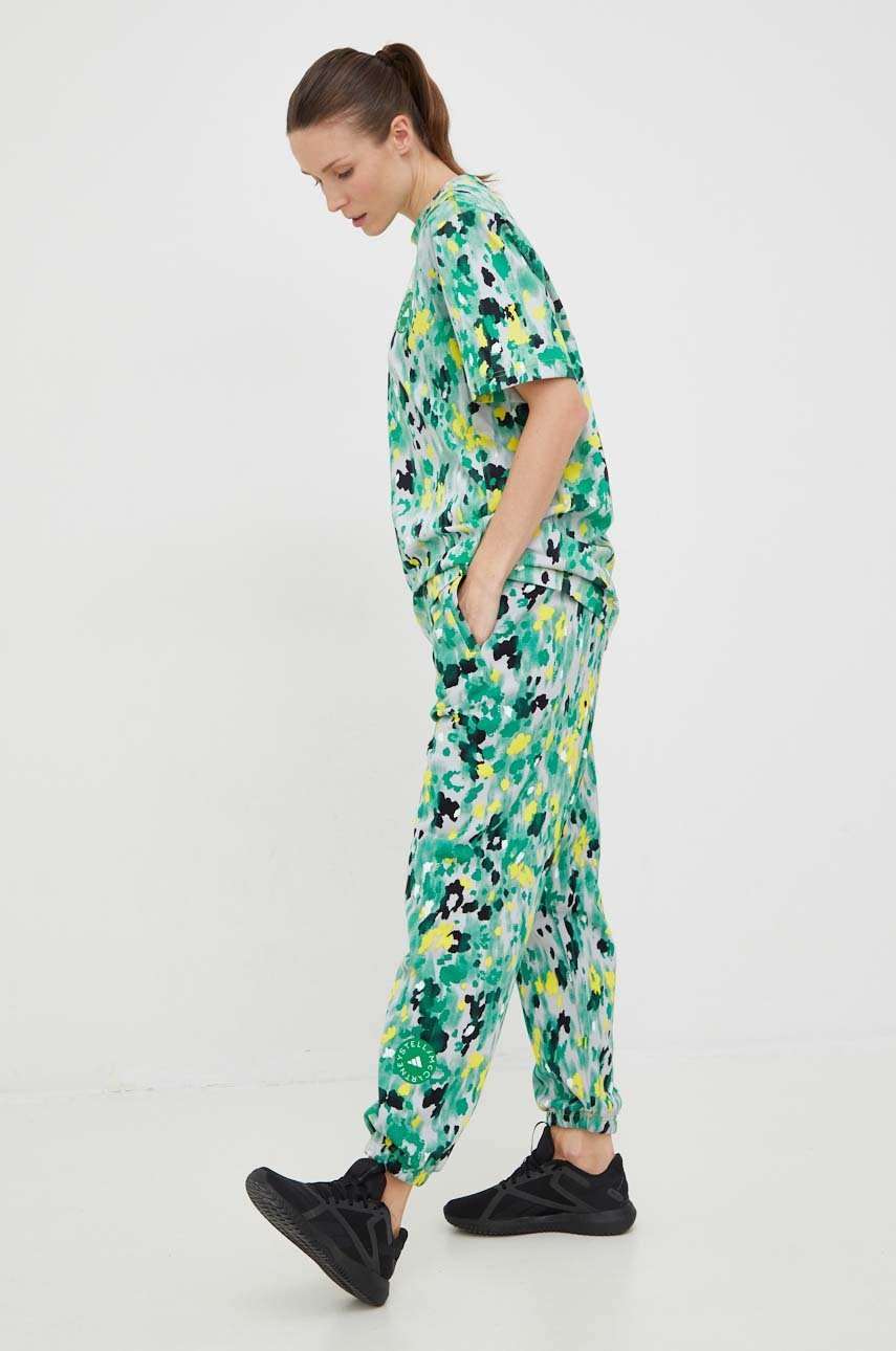 adidas by Stella McCartney pantaloni de trening verde