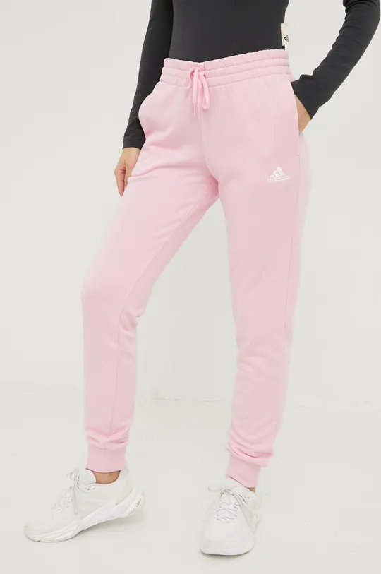 Спортивные штаны adidas розовый