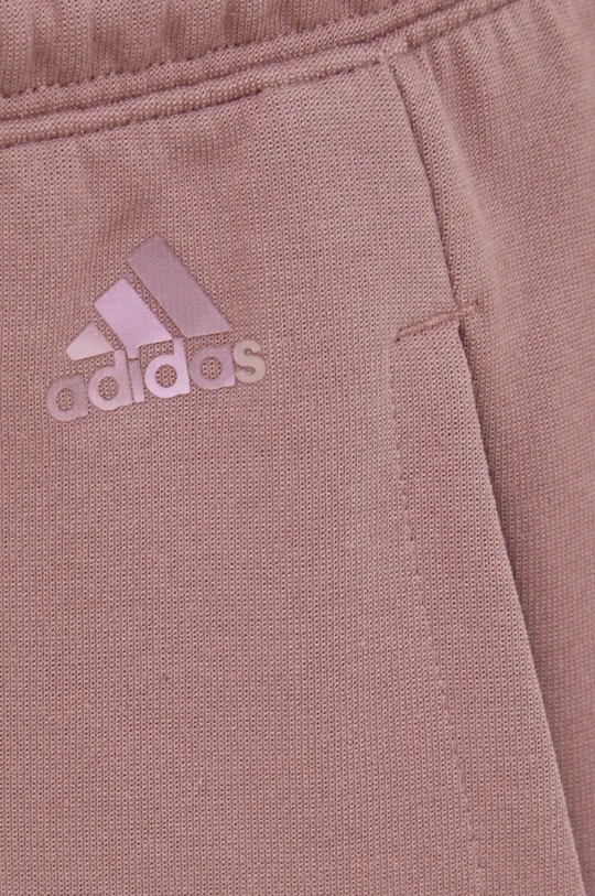 różowy adidas spodnie dresowe