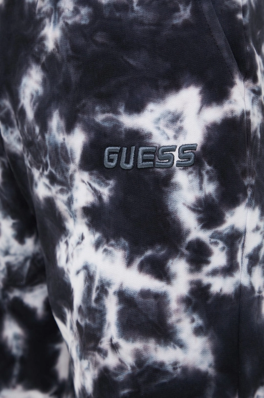 μαύρο Βαμβακερό παντελόνι Guess