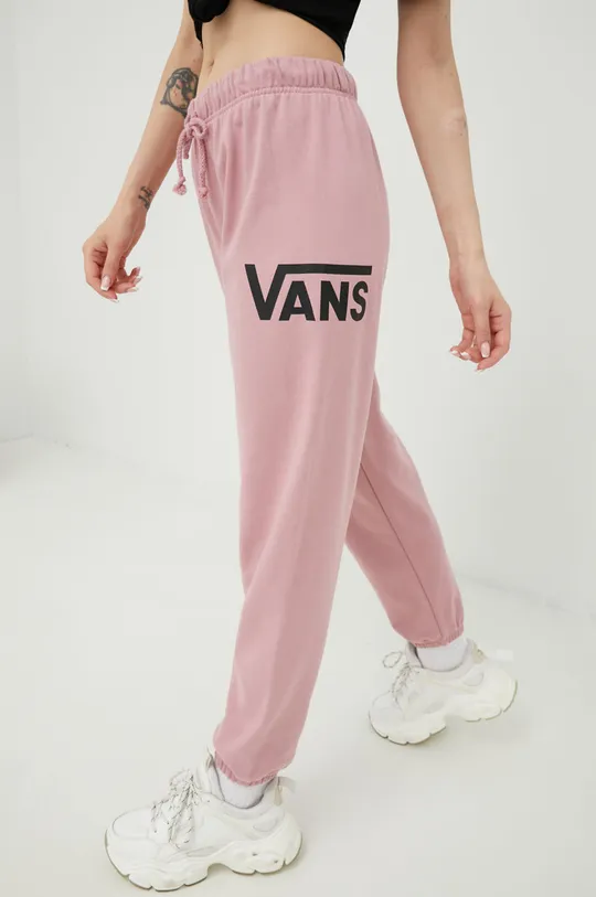 ροζ Παντελόνι φόρμας Vans Γυναικεία