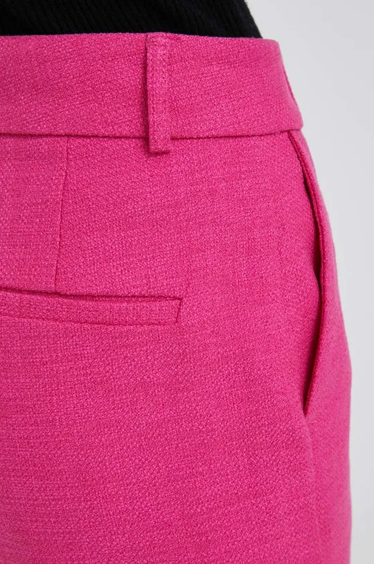 różowy Selected Femme spodnie