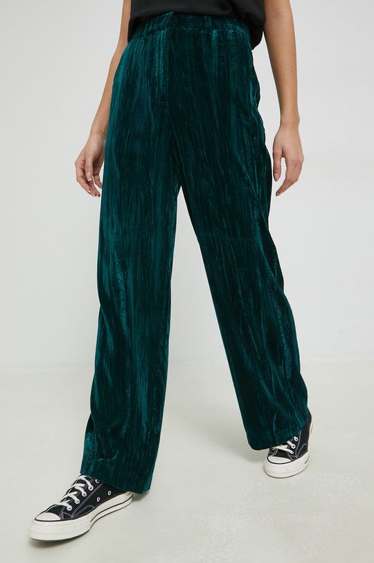 Only pantaloni verde inchis