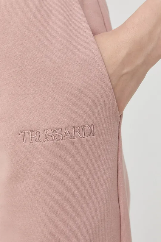 ροζ Βαμβακερό παντελόνι Trussardi