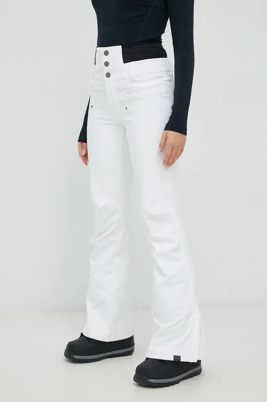biały Roxy spodnie Rising High Damski