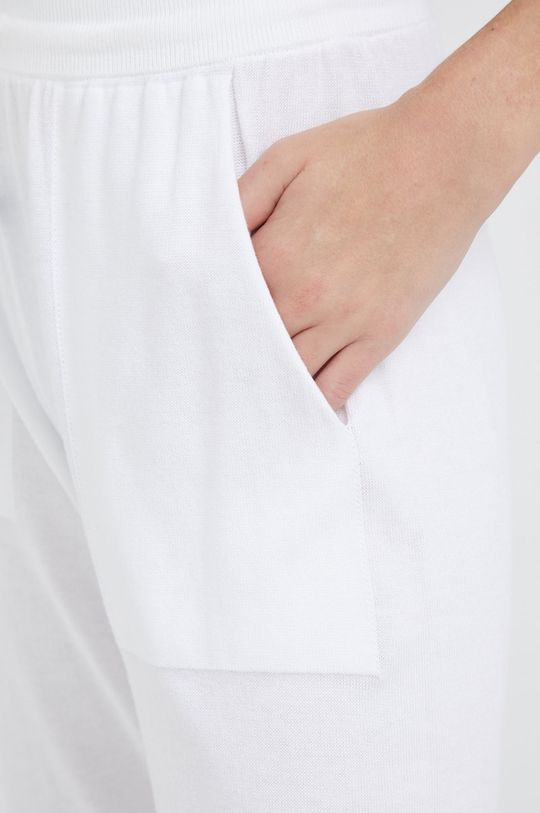 biały United Colors of Benetton spodnie dresowe